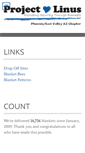 Mobile Screenshot of linusblankets.org
